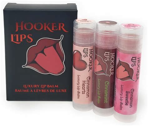 hooker boots and lip gloss.